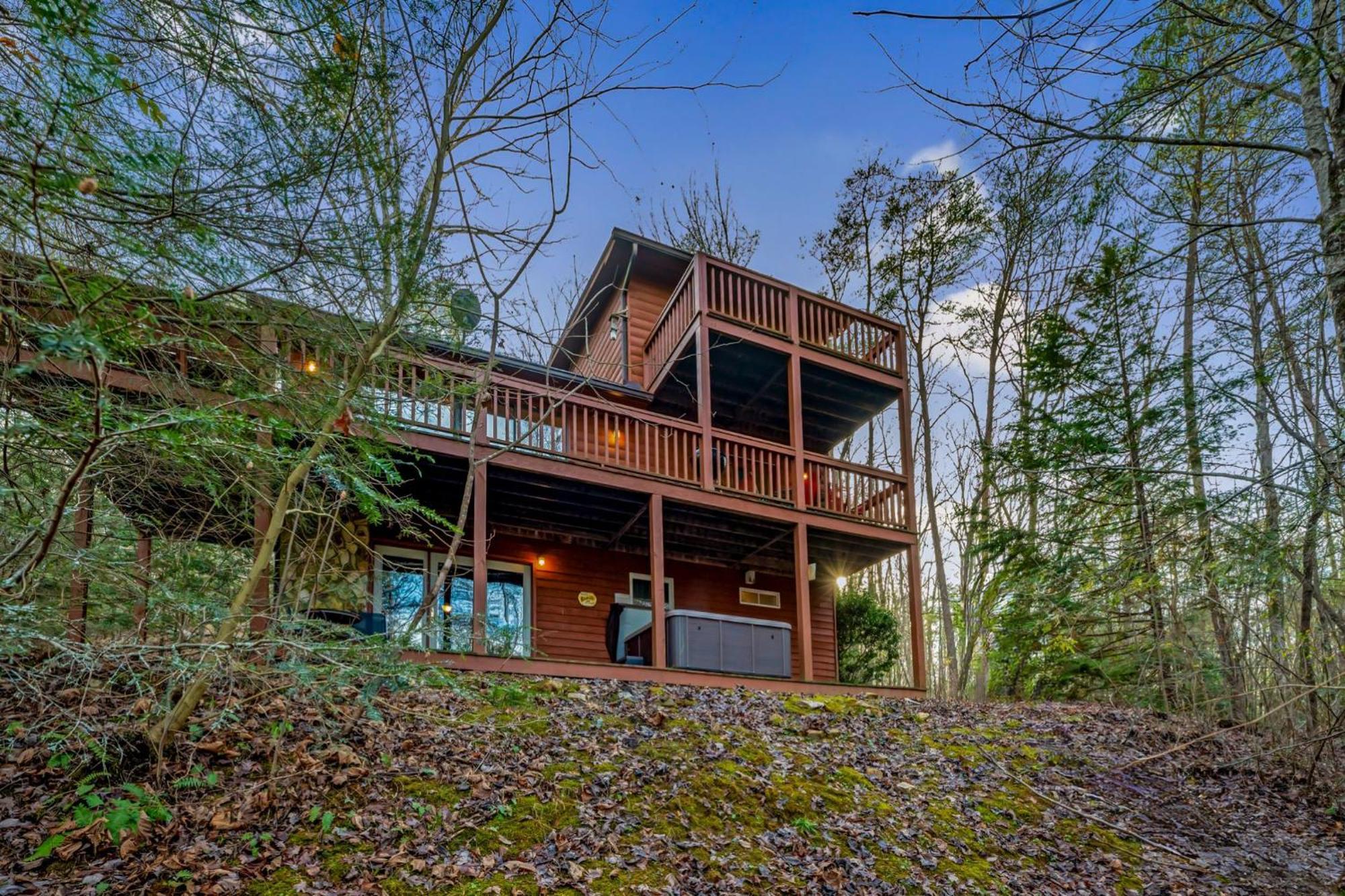 فيلا Peaceful Living Minutes From Blue Ridge Hot Tub Pool Table المظهر الخارجي الصورة